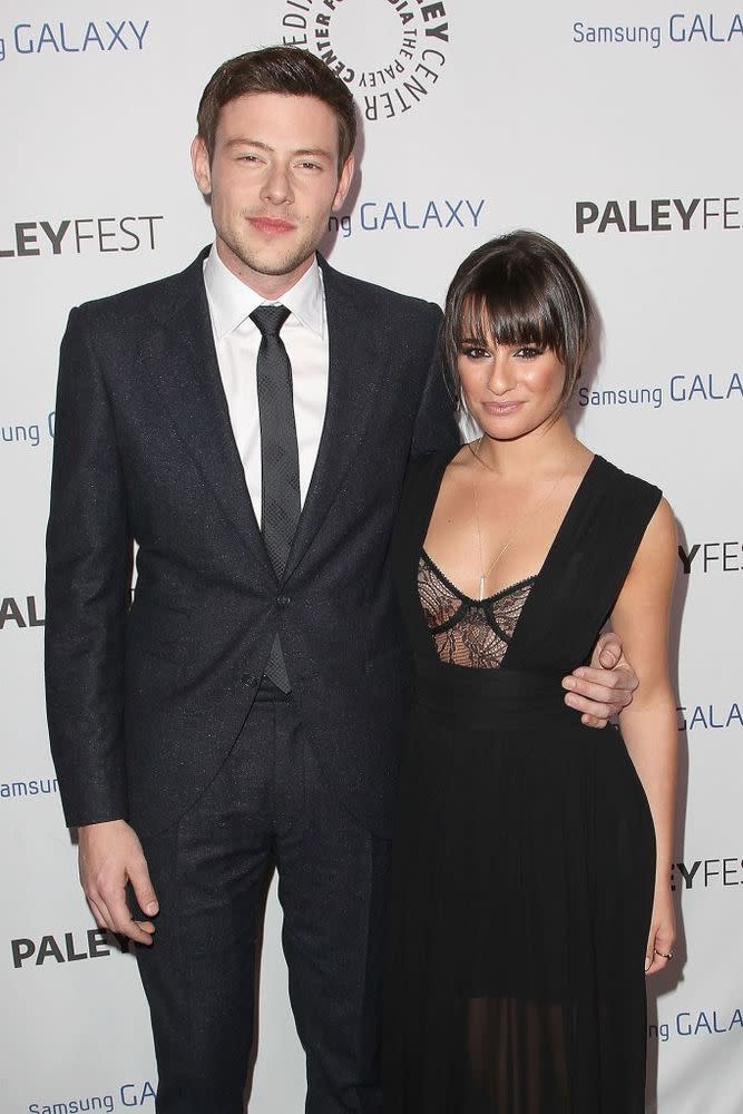 Cory Monteith and Lea Michele, February 2013 | Jonathan Leibson/WireImage