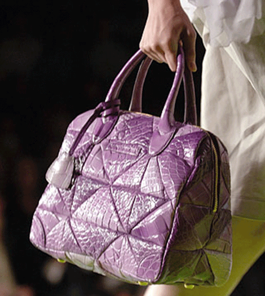 Marc Jacobs diseñó la famosa ‘Carolyn Crocodrile’ que está hecha de un cuero de cocodrilo muy exótico.  La bolsa está valuada en $38.000.