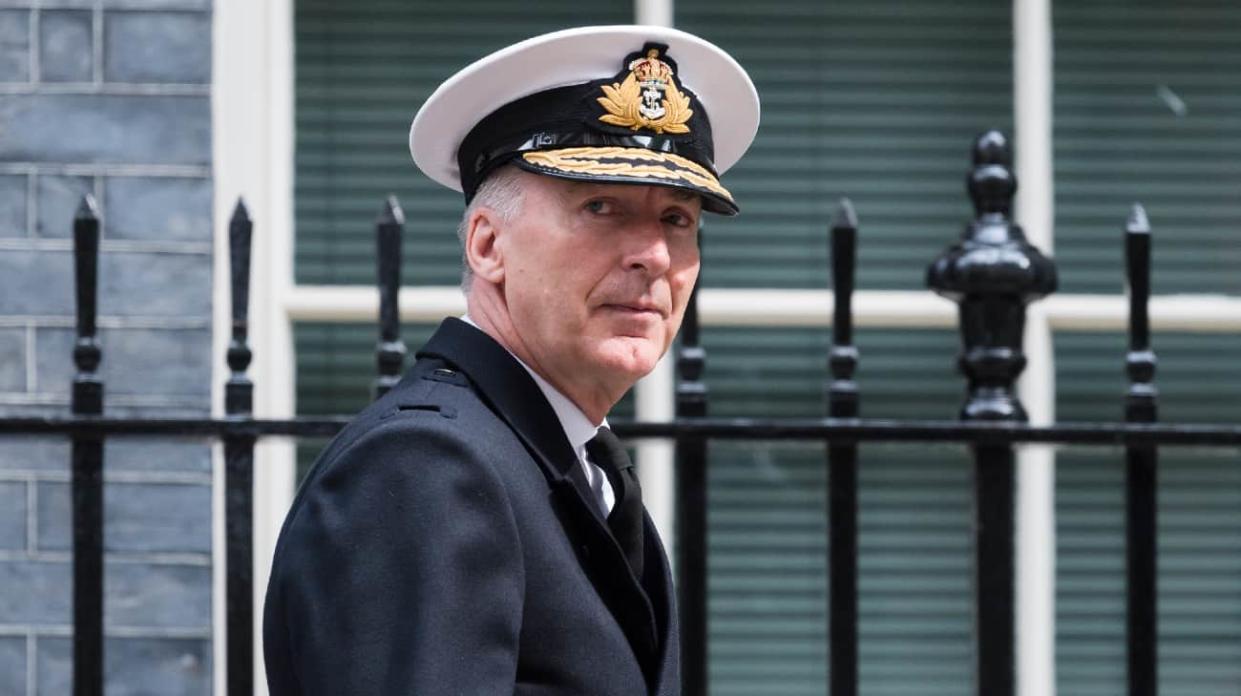 The UK Defence Chief, Admiral Sir Tony Radakin