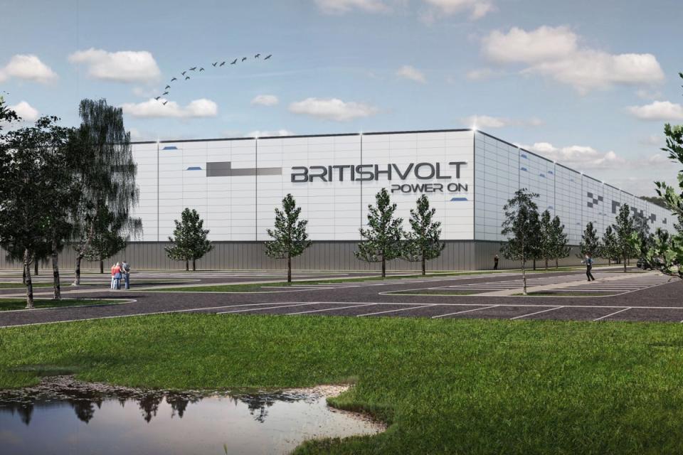 Battery start-up Britishvolt had been holding emergency talks as it seeks a last-minute reprieve to avoid tumbling into administration (Britishvolt/PA) (PA Media)