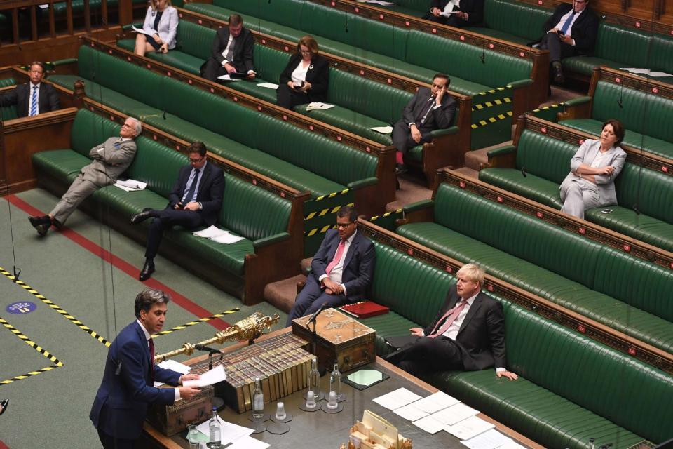 MPs debated the Internal Market Bill in the Commons (PA)