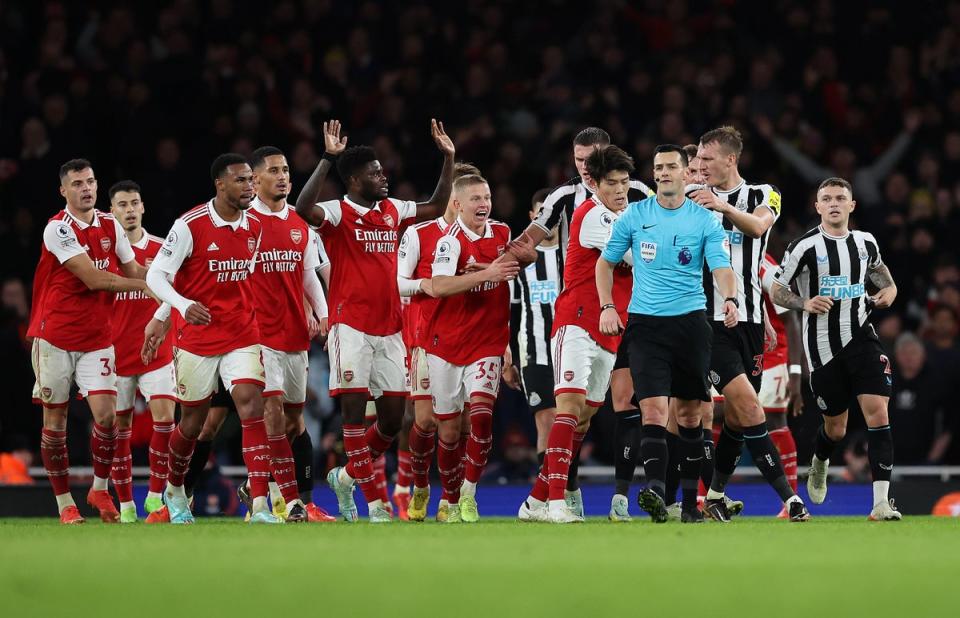 Newcastle frustrated Arsenal the last time they were at the Emirates Stadium (Getty Images)