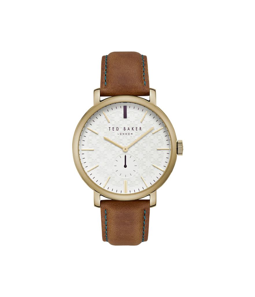 Ted Baker Trent Leather Strap Watch 44mm (Photo: Nordstrom)