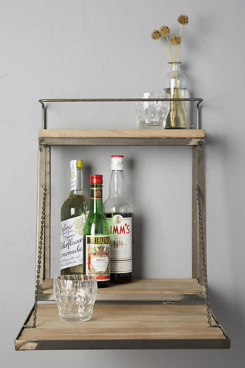 Wooden Bar Shelf