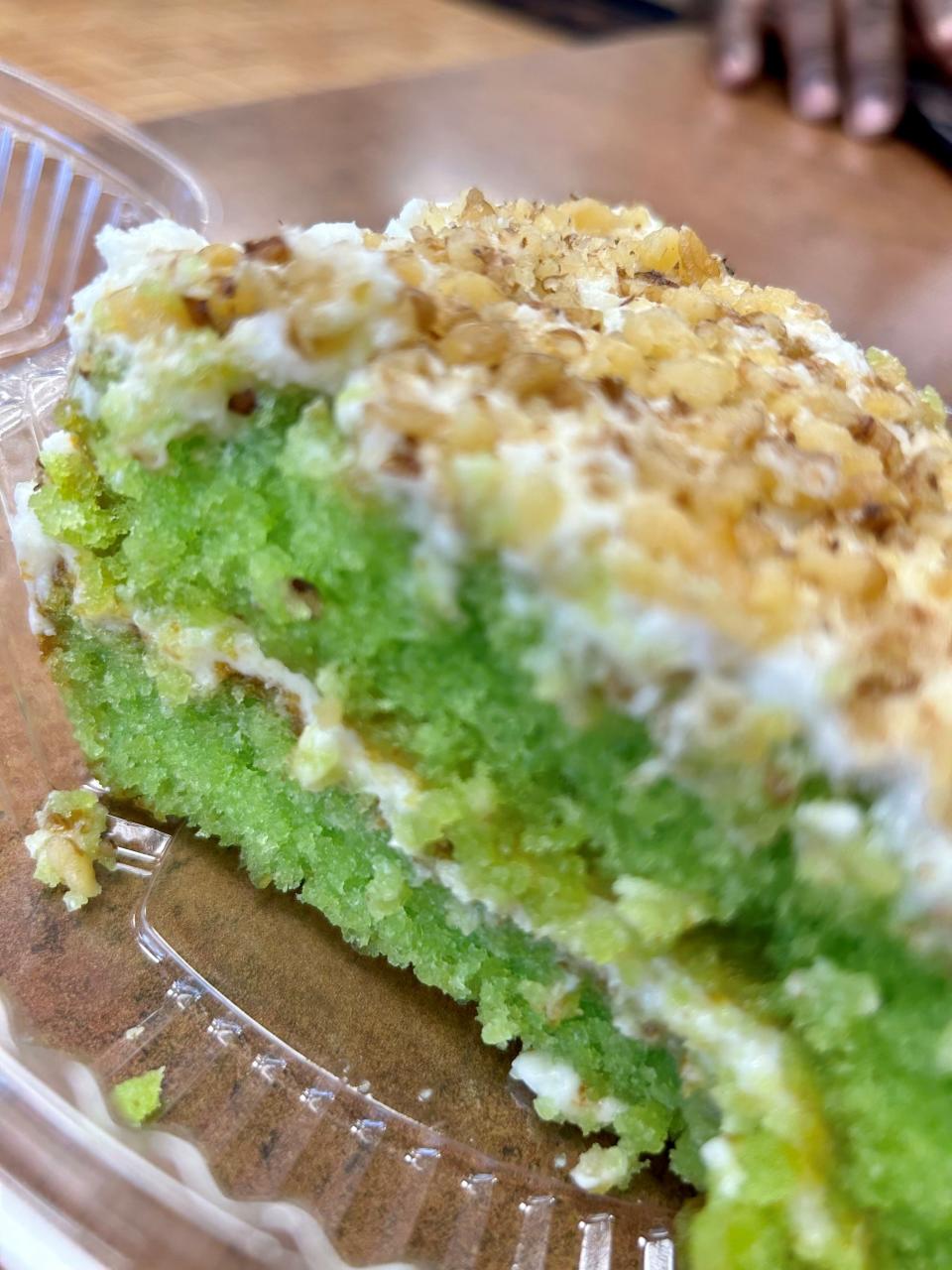 Key lime cake is a favorite Sunday dessert at Chef's Kitchen in Cocoa.