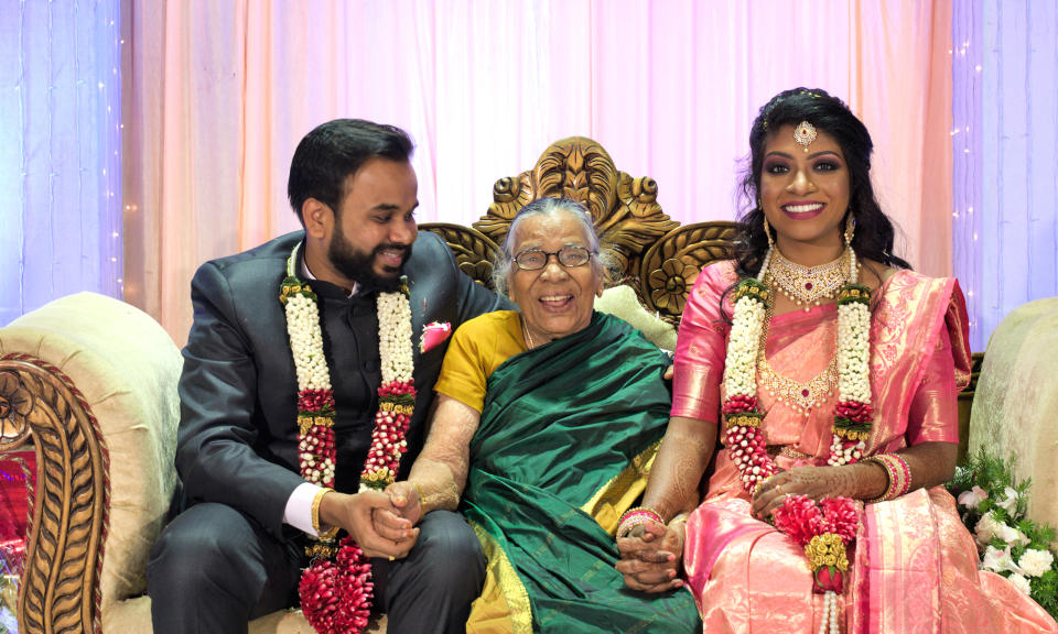 Image: Manimma Kambham at Benson Neethipudi's wedding (Courtesy: Benson Neethipudi)