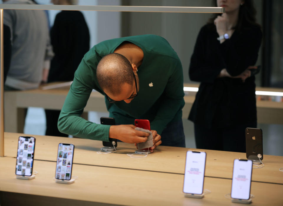 Apple store. Source: Getty