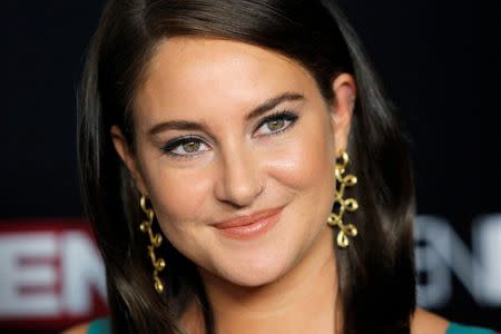 Actress Shailene Woodley attends the premiere of the film "Snowden" in Manhattan, New York, U.S., September 13, 2016. REUTERS/Andrew Kelly