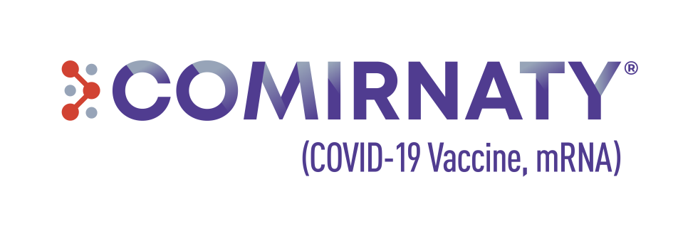 The logo for Comirnaty, the Pfizer-BioNTech COVID-19 vaccine approved by the Food and Drug Administration on August 23, 2021.