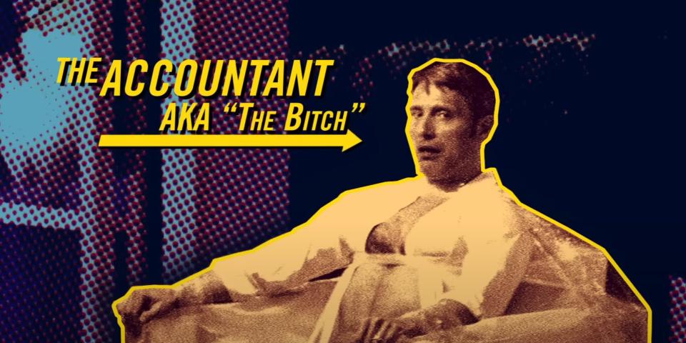 Mads Mikkelsen in Rihanna's "Bitch Better Have My Money" music video