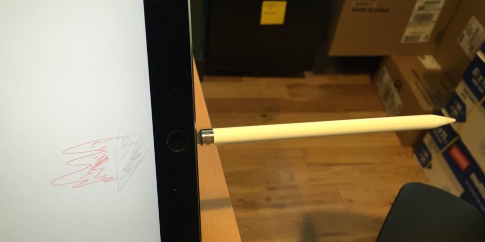 ipad pro apple pencil charging