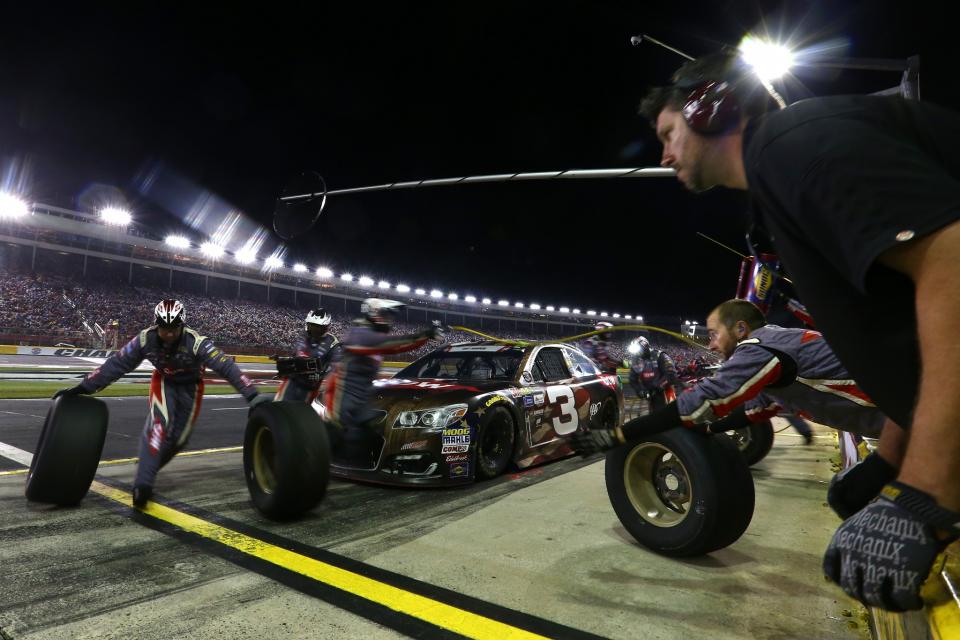 Austin Dillon got the first win of his career Sunday night. (Getty)