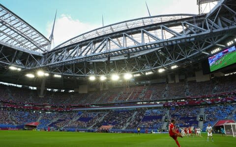 The Krestovsky Stadium in St Petersburg - Credit: GETTY IMAGES