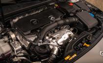 <p>Mercedes will launch the A here with just one powertrain: a turbocharged 2.0-liter inline-four making 188 horsepower and 221 pound-feet of torque, mated to a seven-speed dual-clutch automatic.</p>