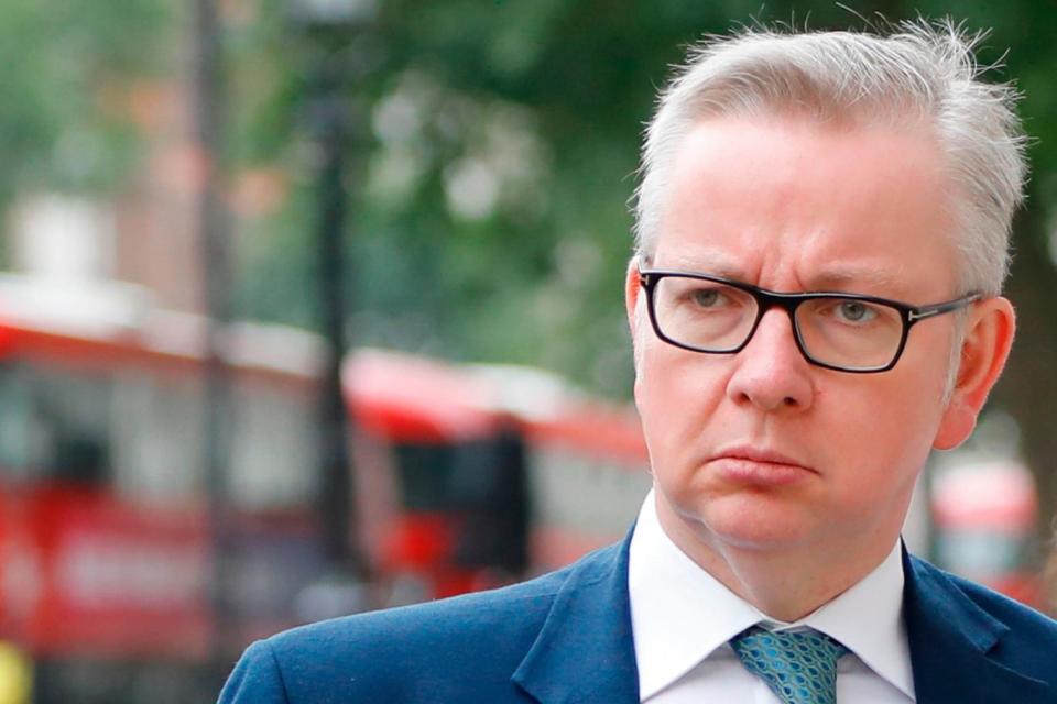 Environment Secretary Michael Gove was held up on route home from a Cabinet away day (AFP/Getty Images)