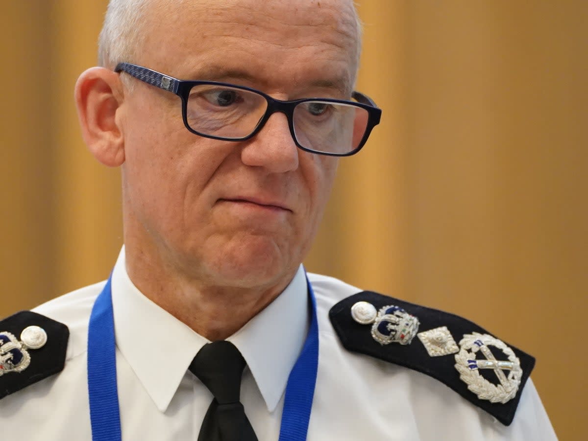 Metropolitan Police Commissioner Sir Mark Rowley (PA)