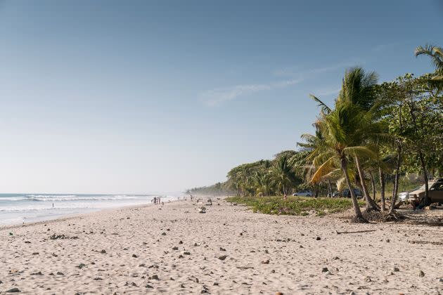 Armstrong was staying at a hostel on Santa Teresa Beach in Costa Rica's Provincia de Puntarenas at the time of her arrest, authorities said. The local beach is pictured. (Photo: MatsBehring via Getty Images)