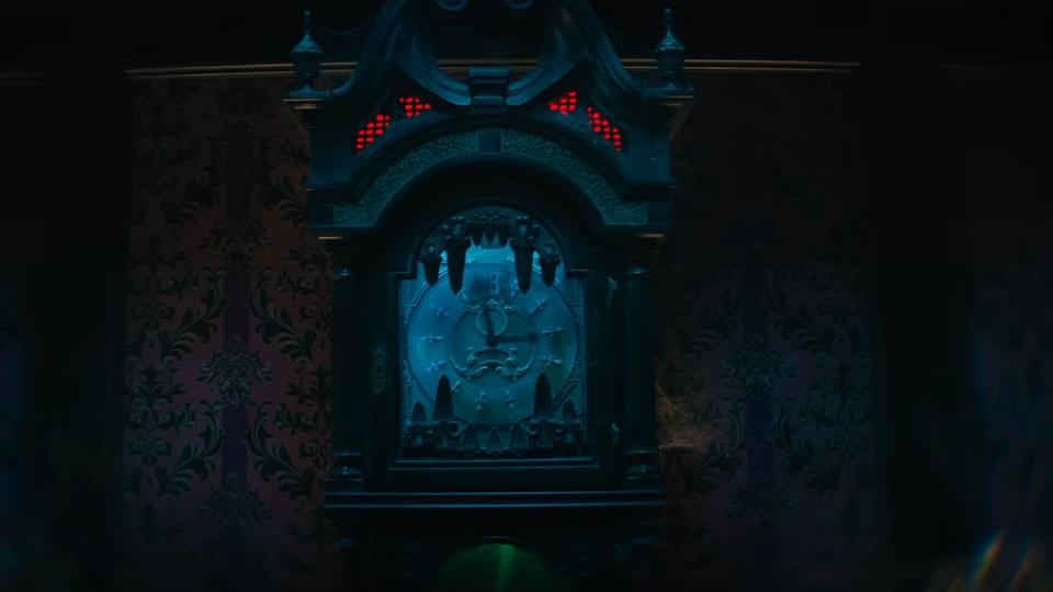 Haunted Mansion movie clock