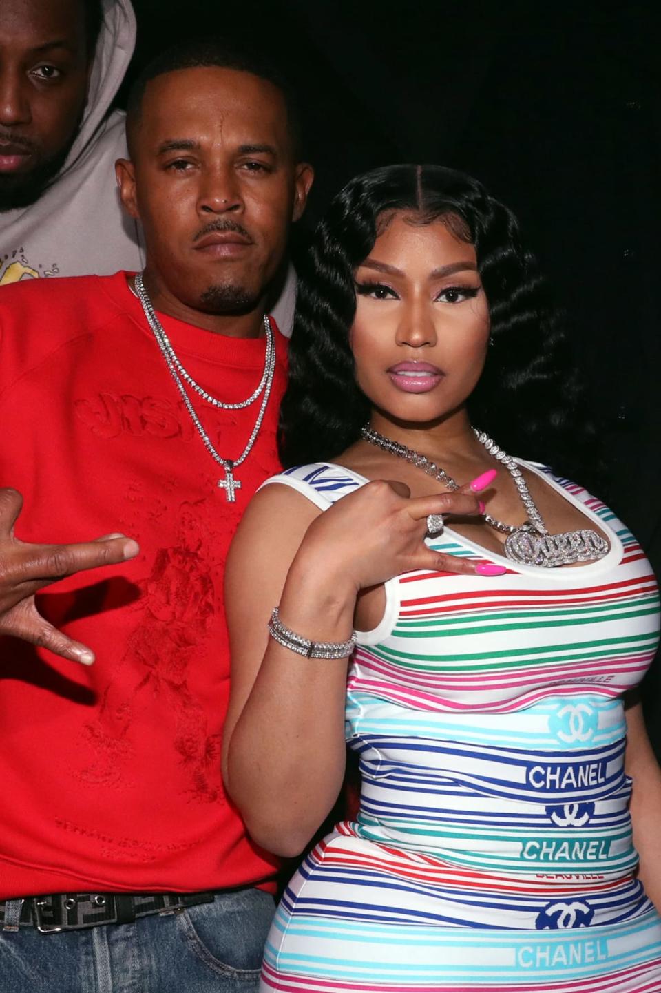 <div class="inline-image__caption"><p>Kenneth Petty and Nicki Minaj attend Church On Sundays Hosted By Nicki Minaj And Phil The Mayor And DJ Clues Birthday Party at The Argyle on February 8, 2019, in Hollywood, California.</p></div> <div class="inline-image__credit">Johnny Nunez/Getty</div>