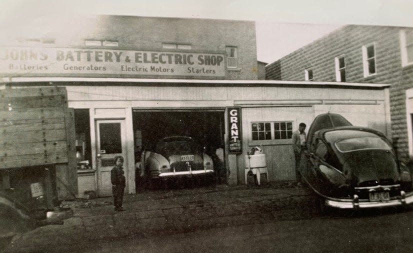 John's Battery and Electric Shop in Zeeland post-1936.