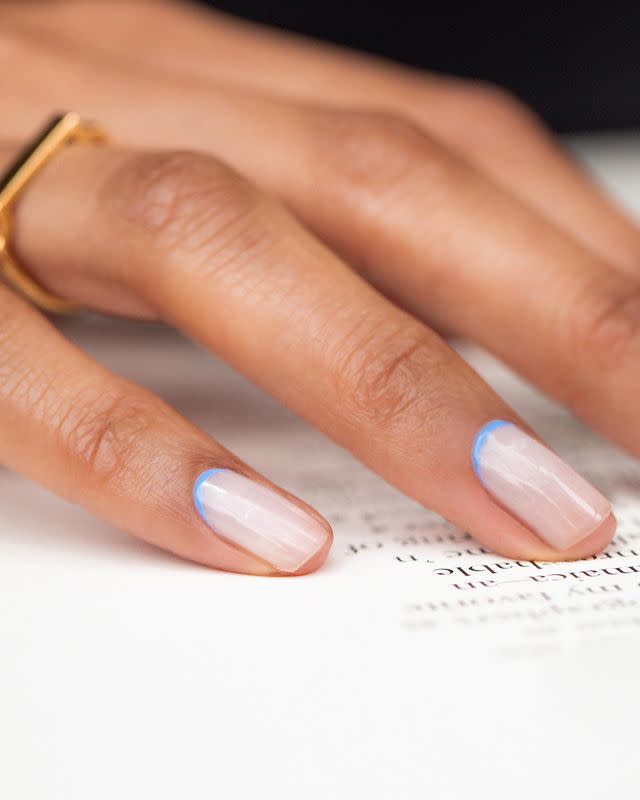 10) The reverse french mani