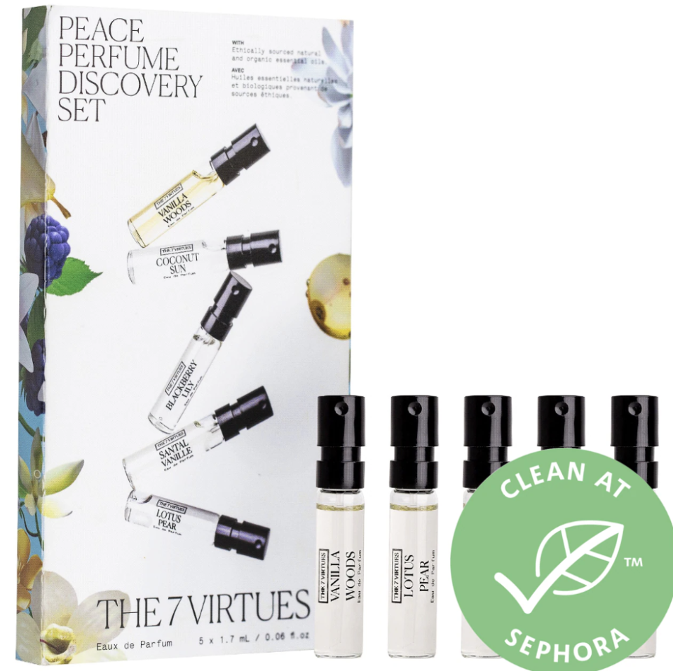 <p><a href="https://go.redirectingat.com?id=74968X1596630&url=https%3A%2F%2Fwww.sephora.com%2Fproduct%2Fpeace-perfume-discovery-set-P504673&sref=https%3A%2F%2Fwww.womenshealthmag.com%2Flife%2Fg33503014%2Fsecret-santa-gifts%2F" rel="nofollow noopener" target="_blank" data-ylk="slk:Shop Now;elm:context_link;itc:0;sec:content-canvas" class="link ">Shop Now</a></p><p>Peace Perfume Discovery Set</p><p>sephora.com</p><p>$25.00</p>