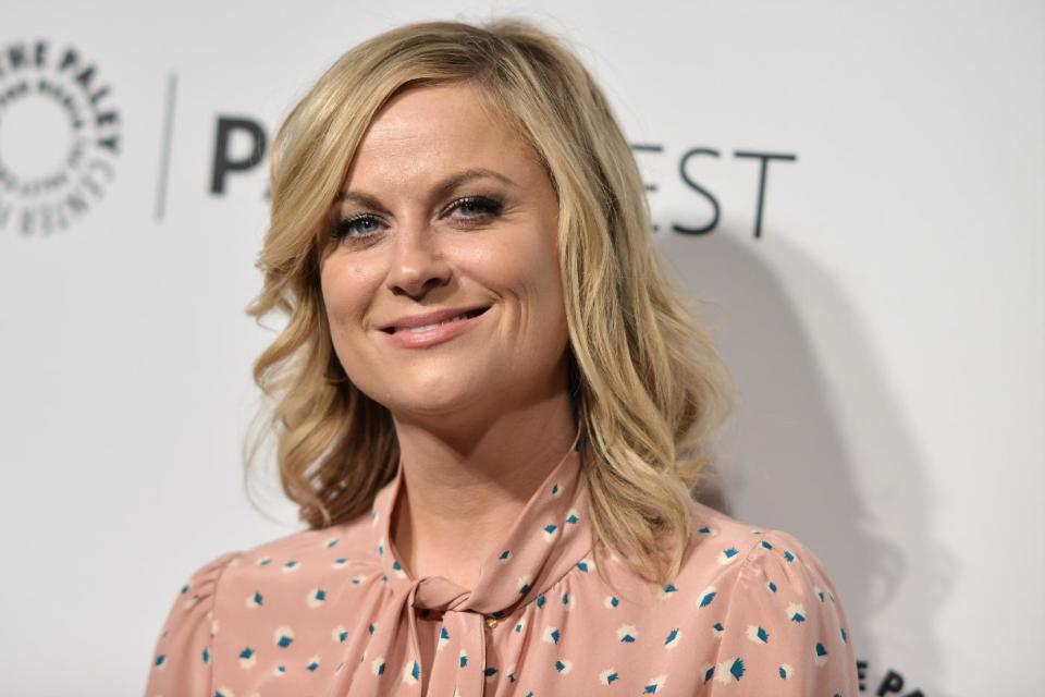 FILE - This March 18, 2014 file photo shows actress Amy Poehler at Paleyfest 2014 - "Parks and Recreation", in Los Angeles. ReedPOP, the founder of New York Comic Con, announced Wednesday, March 26, 2014, that it will launch BookCon during BookExpo America, a weekend gathering in New York in late May. The "massive pop culture" event will feature author John Grisham and actress-author Amy Poehler. (Photo by Richard Shotwell/Invision/AP, File)