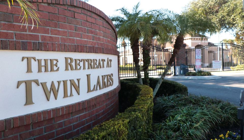 The Retreat at Twin Lakes, a gated apartment complex in Sanford, on Feb. 10. The complex is where Trayvon Martin died Feb. 26, 2012, after he was shot by George Zimmerman.