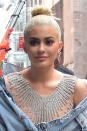 <p>A top bun at NYFW in September 2016.</p>