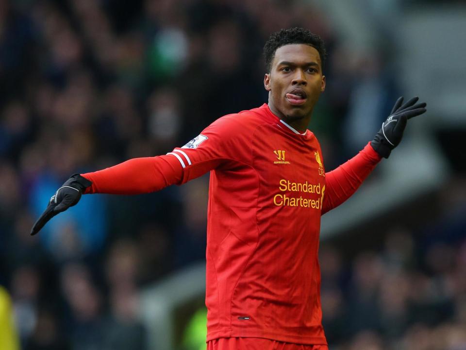 Daniel Sturridge of Liverpool celebrates scoring: Getty Images