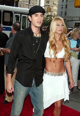 Enrique Iglesias and Anna Kournikova at the New York premiere of Columbia's Once Upon a Time in Mexico