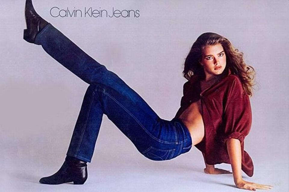 1980: Brooke Shields and Calvin Klein turn heads.