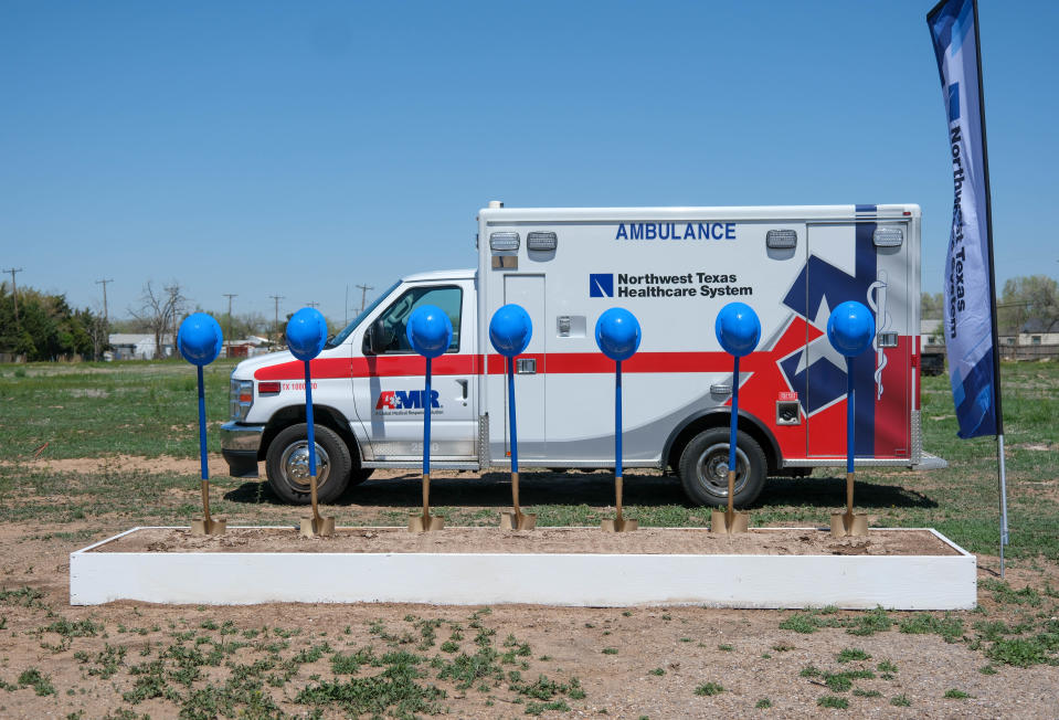 Site of the newest standalone emergency center for Northwest Texas Healthcare System near Eastern Street and I-40 in Amarillo.