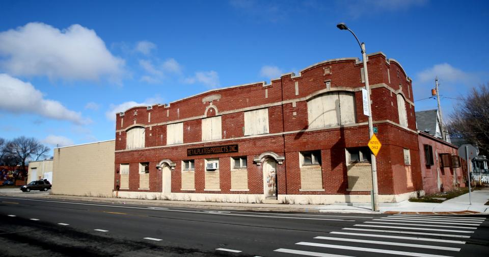 The  new location of the Wisconsin Black Chamber of Commerce at 2900 W. Vliet St. on Tuesday, March 7, 2023. The move will allow the chamber to do more training focused on access to capital and business development to grow Black entrepreneurs. The 1923 building once housed a metal fabrication shop and more recently was storage space for a mattress facility.