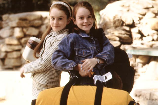 Moviestore/Shutterstock Lindsay Lohan in 1998's The Parent Trap