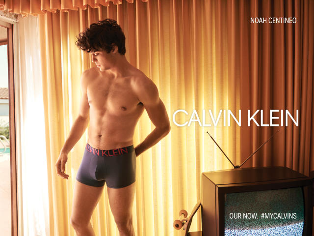 Models strips down for new Calvin Klein underwear campaign. Show