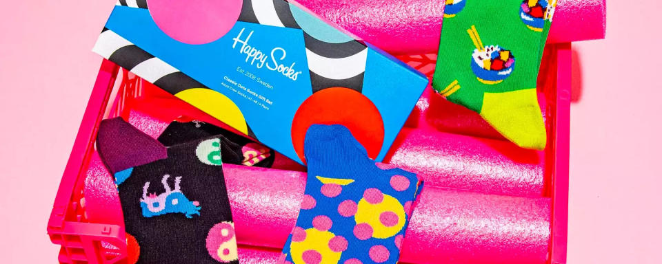 Cool, farbenfroh, ausgefallen: Mit den Designs von Happy Socks zeigst du deine Individualität. (Bild: Happy Socks)