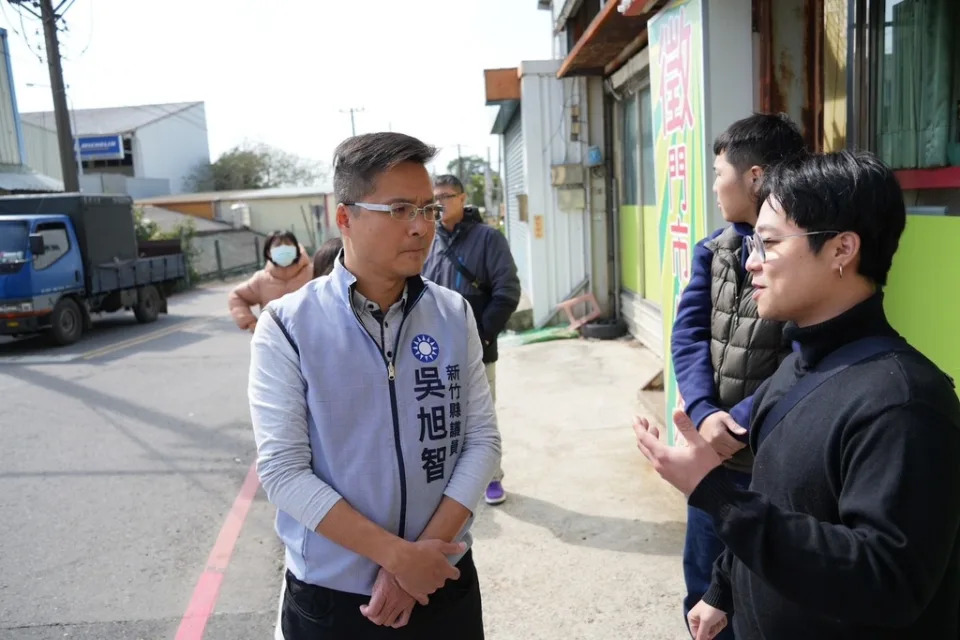 《圖說》吳旭智議員建議縣府應提出更完整的自行車友善道路規劃，讓竹北市成為一個自行車友善城市。（圖／吳旭智議員提供）