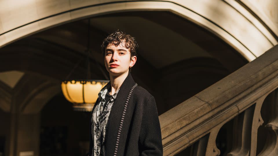 Chris McCarty, a student at the University of Washington in Seattle, as seen on February 24, 2023. - Eli Lu/For The Washington Post/Getty Images