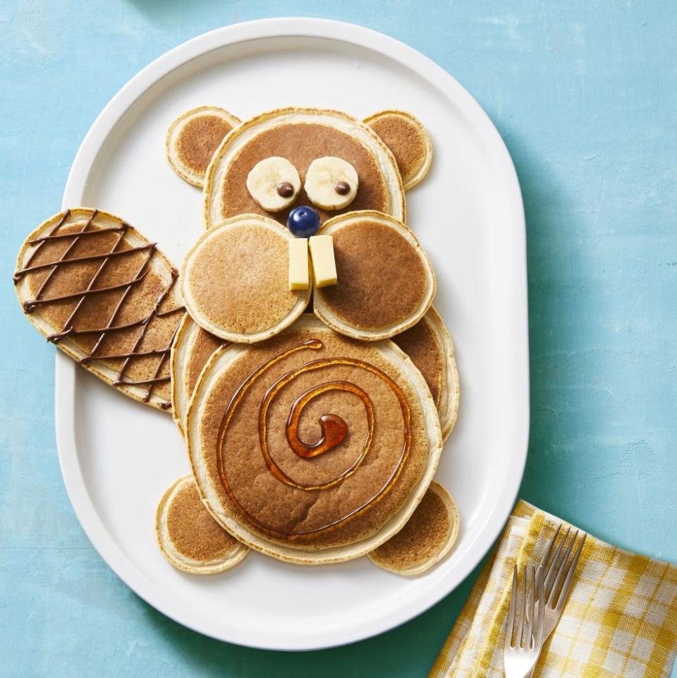 breakfast in bed beaver pancakes