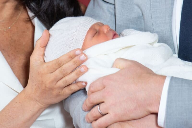 Meghan and Harry welcomed baby Archie on Monday. Photo: AAP