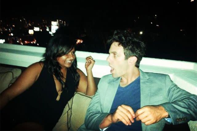 Samantha Ronson/ Instagram BJ Novak and Mindy Kaling