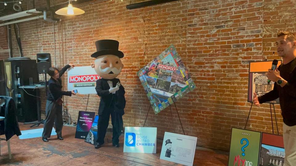 Mr. Monopoly presents MONOPOLY: Boise Edition at Beside Bardenay on Oct. 27.
