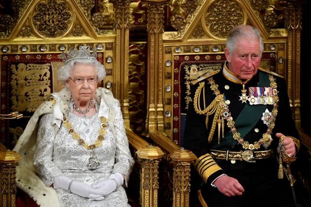 The Queen and the Prince of Wales