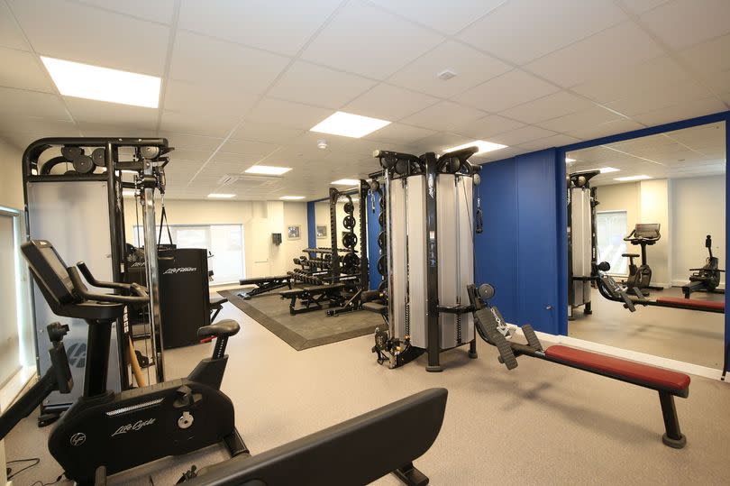 The new gym facilities at Prestwick Swimming Pool