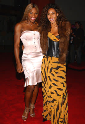 Serena Williams and Shakara Ledard at the Hollywood premiere of New Line Cinema's After the Sunset