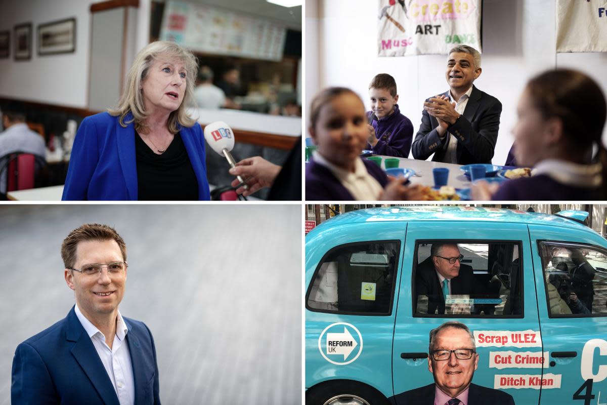 Full list of all the candidates in London Mayoral elections 2024