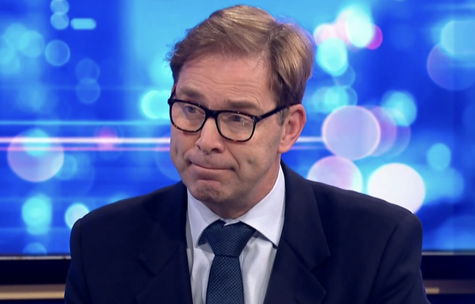 Tory MP Tobias Ellwood issued a warning about Vladimir Putin. (ITV)