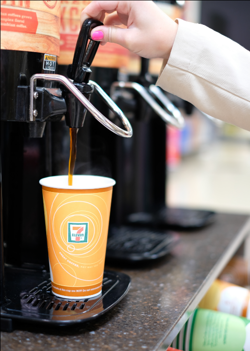 Coffee at 7-Eleven.