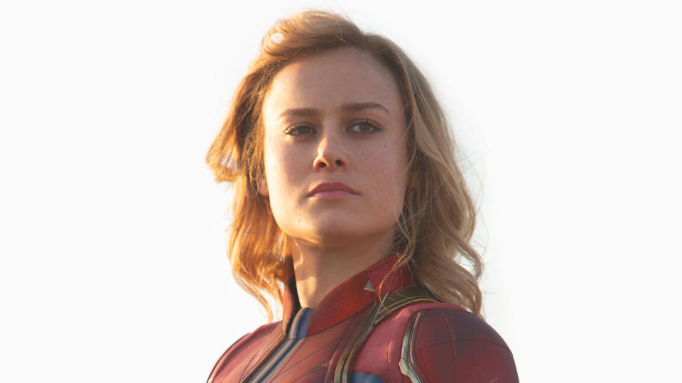 Captain Marvel had a more natural look in her solo film, released in March. (Disney)